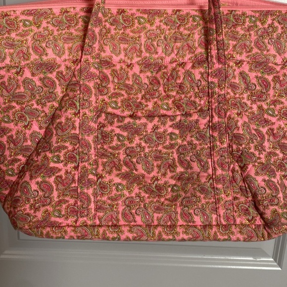 Women's Vera BradleyTote Bag Large Pink - Picture 2 of 10